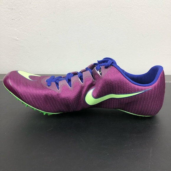 Nike Zoom Superfly Elite Track Spikes Purple Lime - Picture 6 of 8